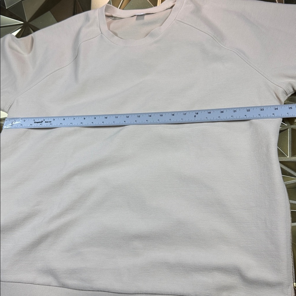 Women's Soft nude Crewneck Sweater - Picture 5 of 7